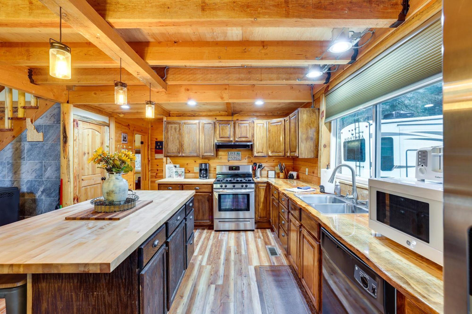 Peaceful Garden Valley Cabin With Private Deck! 크라우치 외부 사진