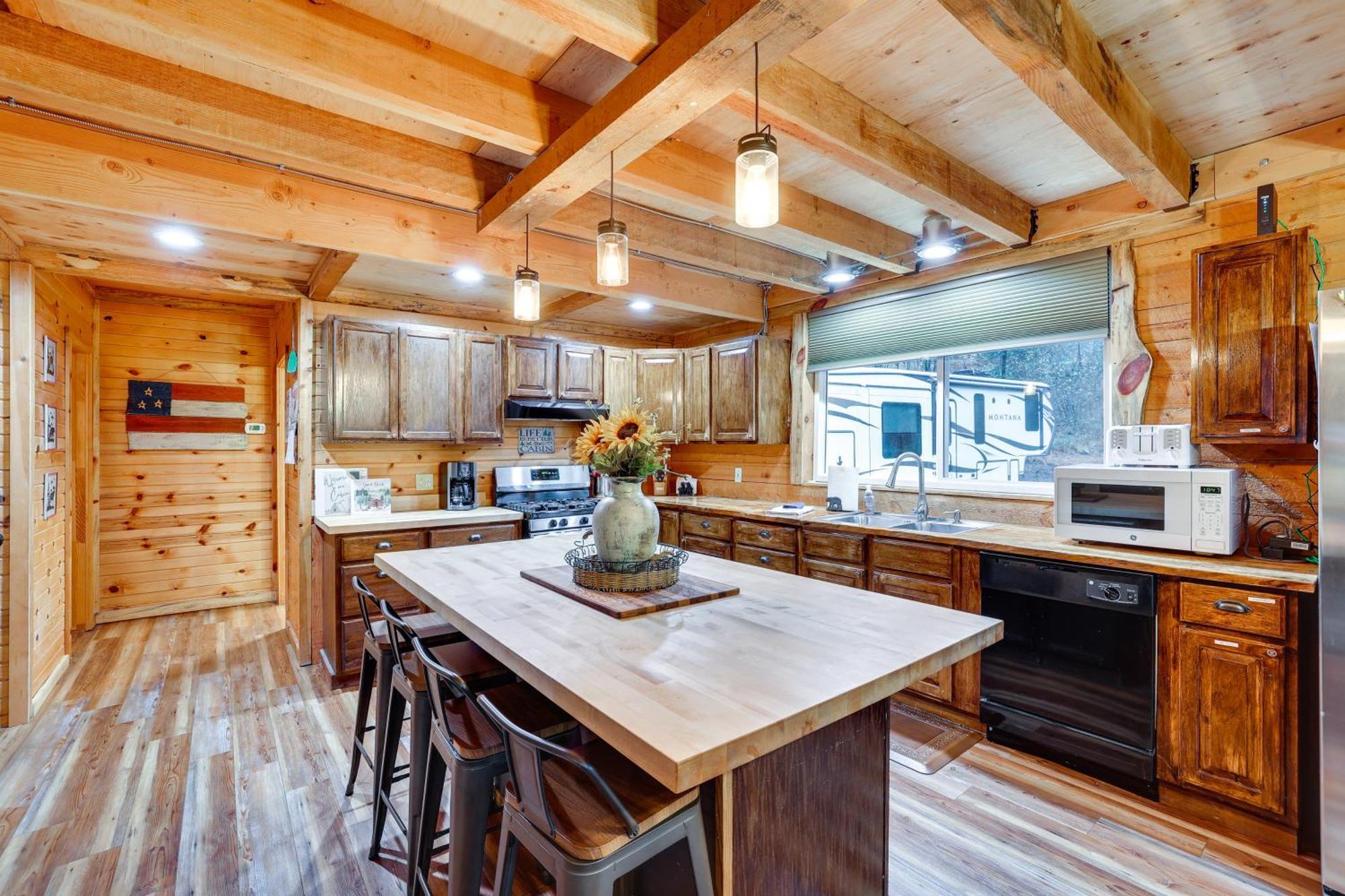 Peaceful Garden Valley Cabin With Private Deck! 크라우치 외부 사진